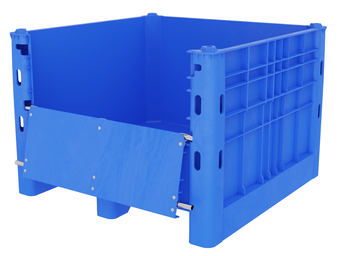 1120 Solid W/Upper Door Box Pallet