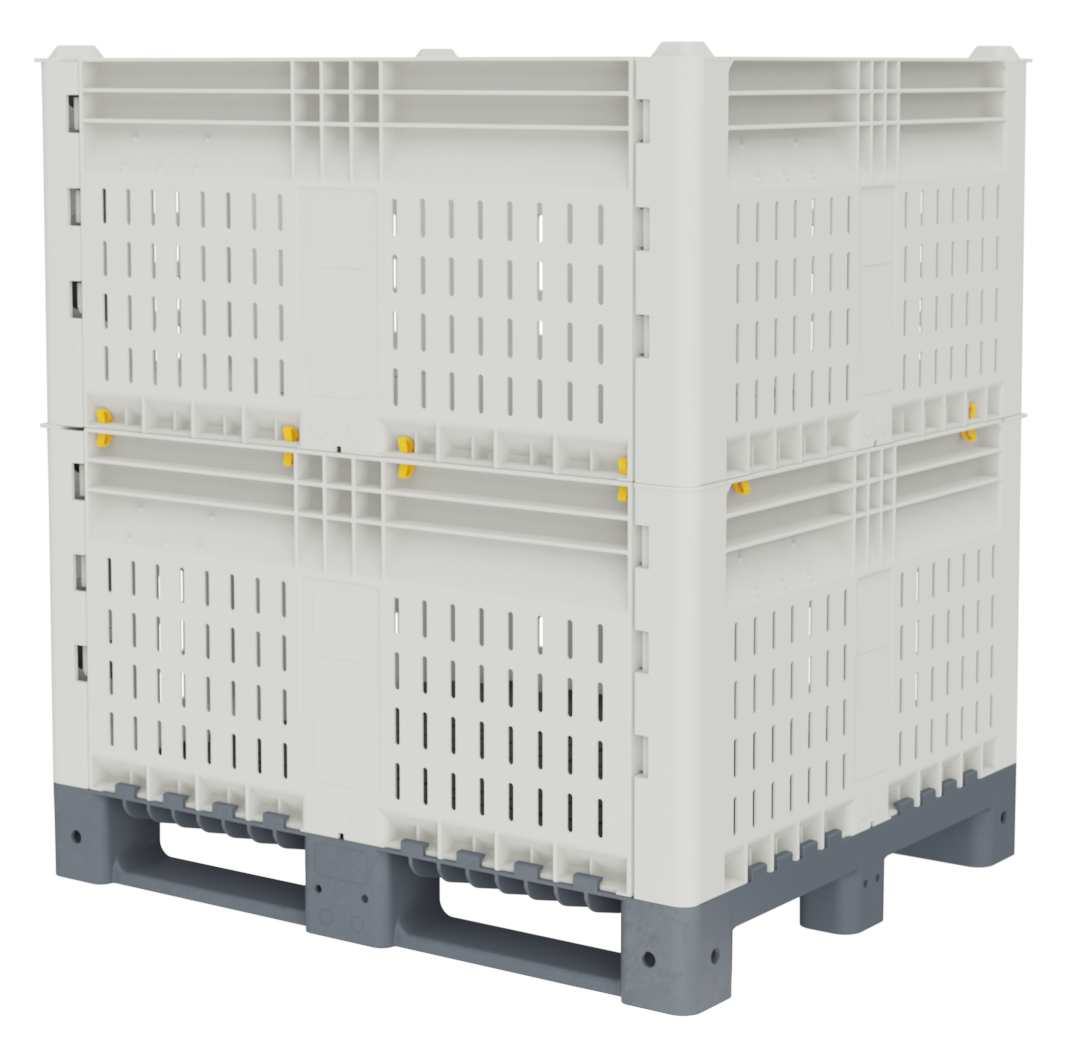 KitBin Perforated Double Height Pallet Box
