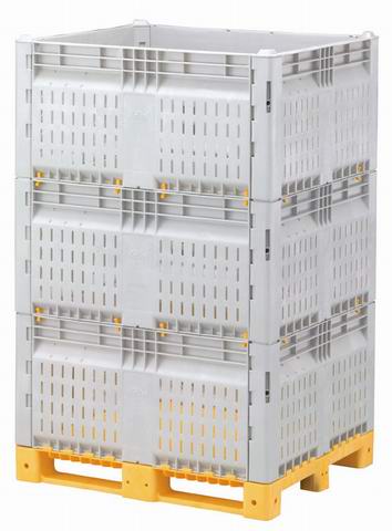 KitBin Perforated Triple Height Pallet Box