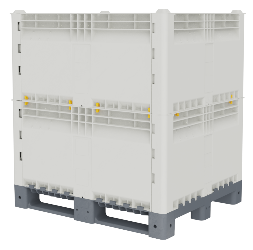 KitBin Solid Double Height Pallet Box